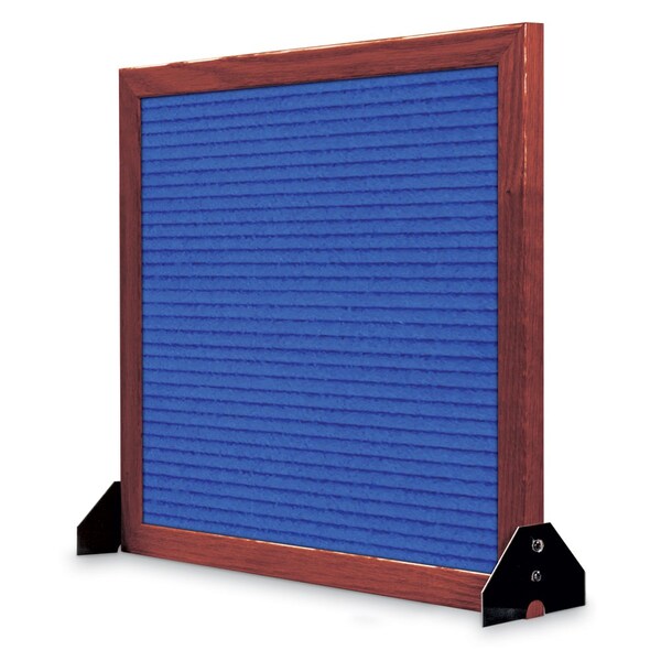 Indoor Enclosed Combo Board, 48"x36", Bronze Frame/White Porc & Buff